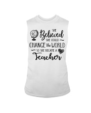 Teacher Sleeveless Tee tile