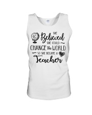 Teacher Unisex Tank tile