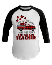 4th Grade Teacher Baseball Tee tile