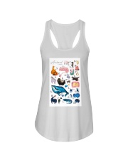 Alphabet 2 Ladies Flowy Tank tile