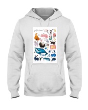 Alphabet 2 Hooded Sweatshirt tile