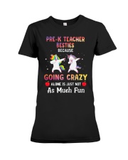 Pre-K Teacher Premium Fit Ladies Tee tile