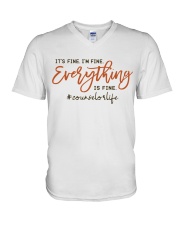 Counselor V-Neck T-Shirt tile