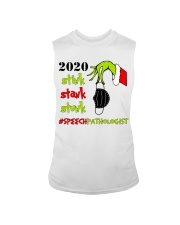 Speech Pathologist Christmas Sleeveless Tee tile