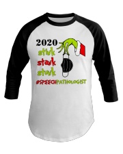 Speech Pathologist Christmas Baseball Tee tile