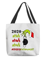 Speech Pathologist Christmas All-Over Tote tile