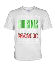 Principal - Christmas V-Neck T-Shirt tile