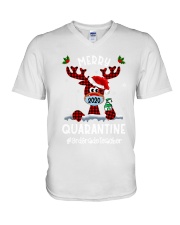 3rd Grade Teacher V-Neck T-Shirt tile