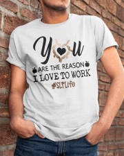 Speech Language Pathologist - SLP Classic T-Shirt apparel-classic-tshirt-lifestyle-26