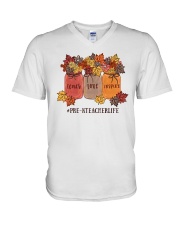 Pre-K Teacher V-Neck T-Shirt tile