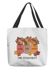Pre-K Teacher All-Over Tote tile