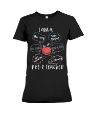 Pre-K Teacher Premium Fit Ladies Tee tile