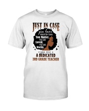 3rd Grade Teacher - Black African American Art Classic T-Shirt tile