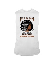 3rd Grade Teacher - Black African American Art Sleeveless Tee tile
