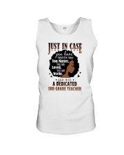 3rd Grade Teacher - Black African American Art Unisex Tank tile