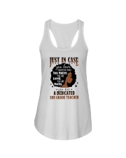 3rd Grade Teacher - Black African American Art Ladies Flowy Tank tile