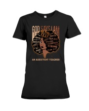 Assistant Teacher Premium Fit Ladies Tee tile