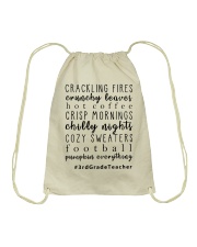 3rd Grade Teacher Drawstring Bag tile