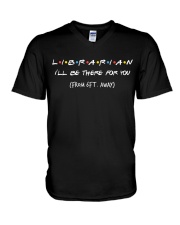 Librarian V-Neck T-Shirt tile