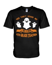 5th Grade Teacher V-Neck T-Shirt tile