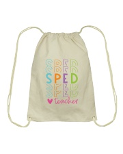 SPED Special Education Teacher Drawstring Bag tile