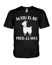 Math Teacher 3 V-Neck T-Shirt tile