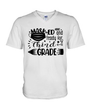 Third Grade V-Neck T-Shirt tile