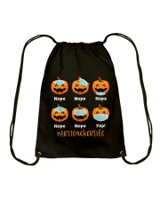Art Teacher Drawstring Bag tile