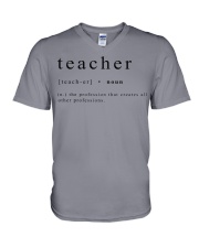 Teacher V-Neck T-Shirt tile