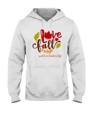 Love Fall Hooded Sweatshirt tile
