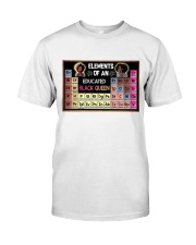 Elements of an Educated Black Queen Classic T-Shirt tile