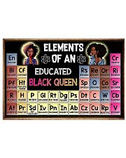 Elements of an Educated Black Queen 17x11 Poster front