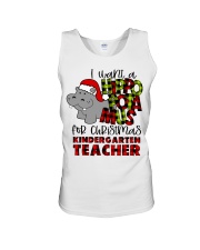 Kindergarten Teacher - Christmas Unisex Tank tile