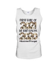 Assistant Principal Unisex Tank tile