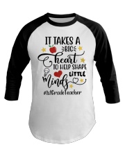 1st Grade Teacher Baseball Tee tile
