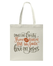 Dance like frosty Tote Bag tile