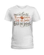 Dance like frosty Ladies T-Shirt tile