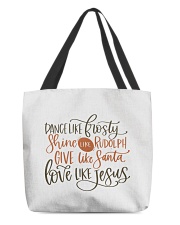 Dance like frosty All-Over Tote tile