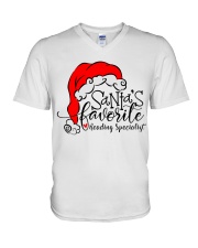 Reading Specialist V-Neck T-Shirt tile