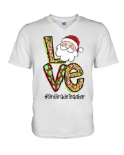 3rd Grade Teacher - Christmas V-Neck T-Shirt tile