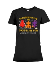 Kindergarten Teacher Premium Fit Ladies Tee tile