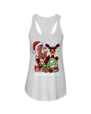 Middle School Teacher - Christmas Ladies Flowy Tank tile