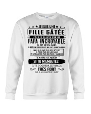 Gift for daughter - dad 03 Crewneck Sweatshirt tile