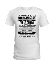 Cadeau pour frere et soeur 12 Ladies T-Shirt front