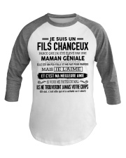 Cadeau spécial pour fils - 00 white Baseball Tee tile