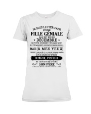 Brilliant gift of a daughter 12 Premium Fit Ladies Tee tile