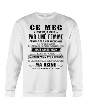 I have a super cute wife Crewneck Sweatshirt tile