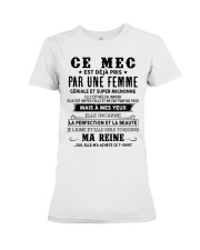 I have a super cute wife Premium Fit Ladies Tee tile