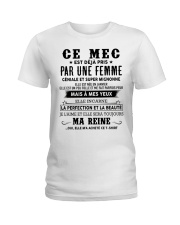 I have a super cute wife Ladies T-Shirt front