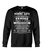 I married a super hot woman w 10 Crewneck Sweatshirt tile
